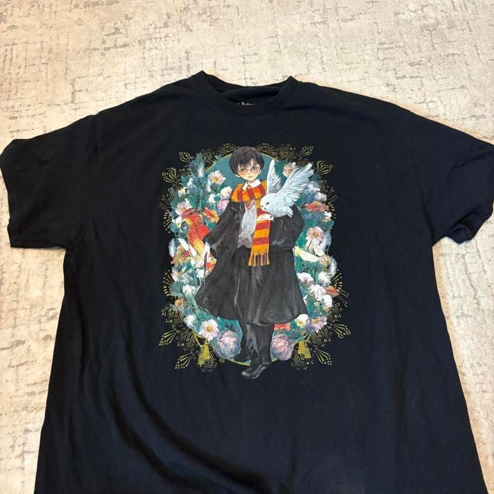 Harry-potter Men's Black T-shirt